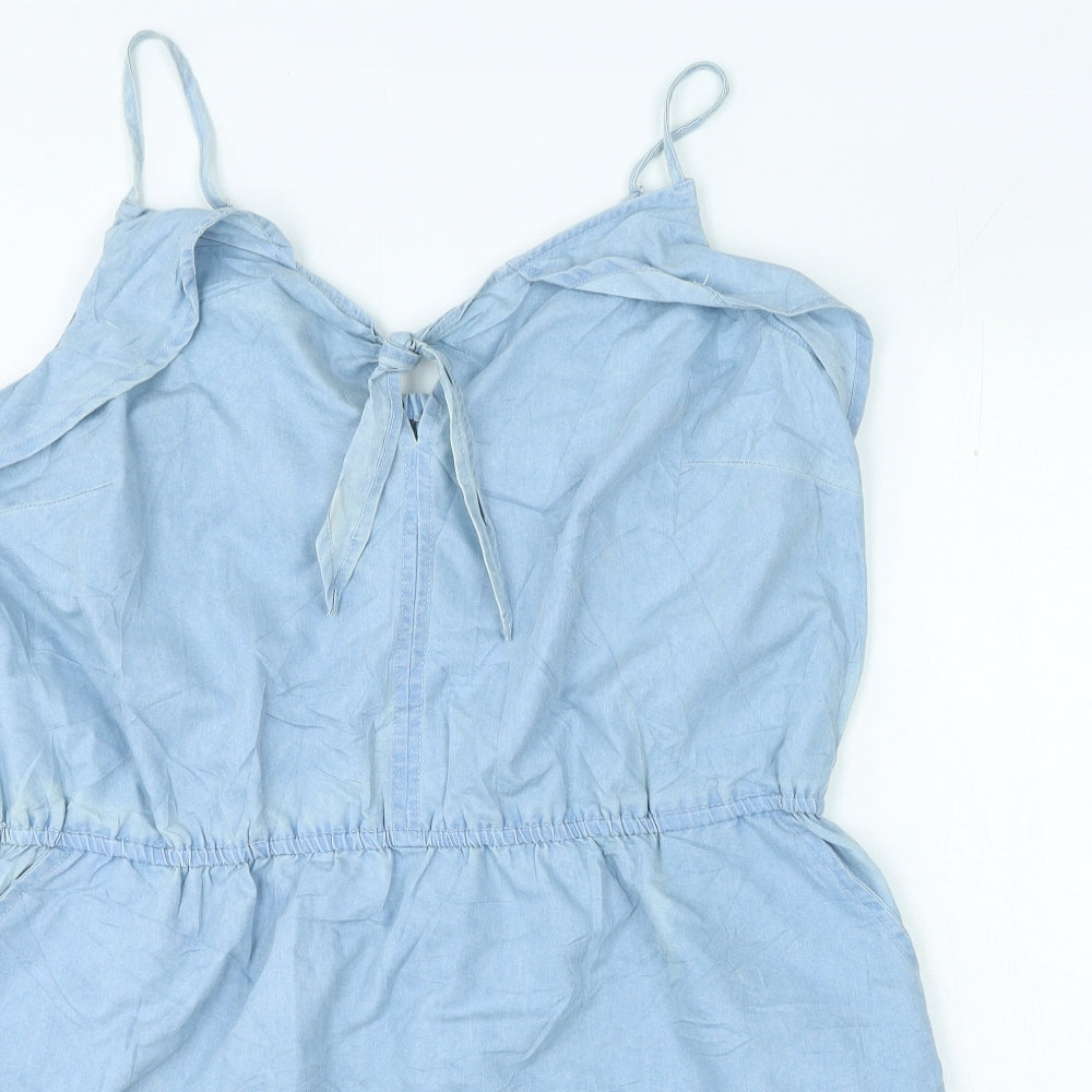 Studio Womens Blue Cotton A-Line Size 18 Sweetheart Pullover