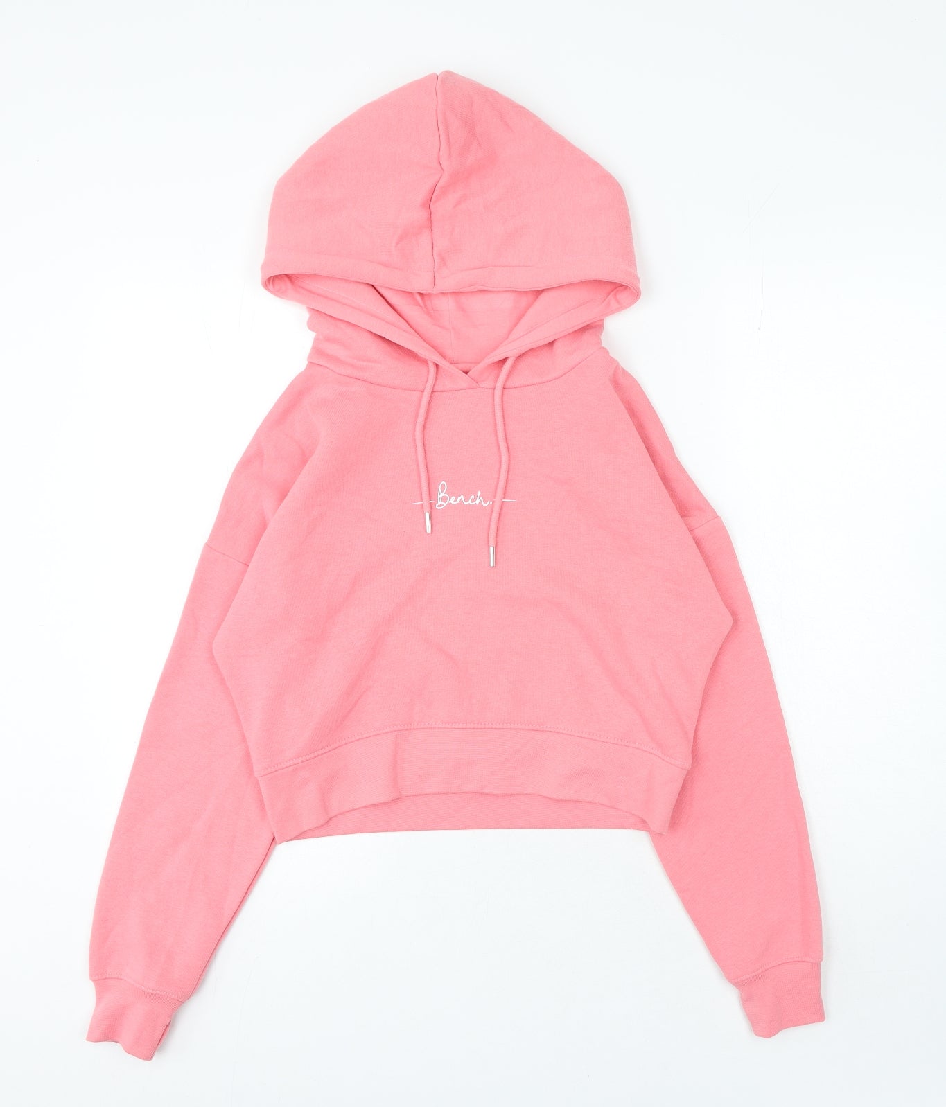 Bench Womens Pink Cotton Pullover Hoodie Size 10 Pullover