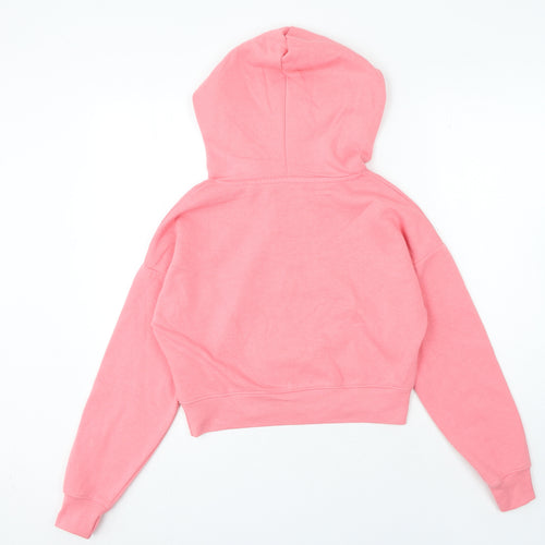 Bench Womens Pink Cotton Pullover Hoodie Size 10 Pullover