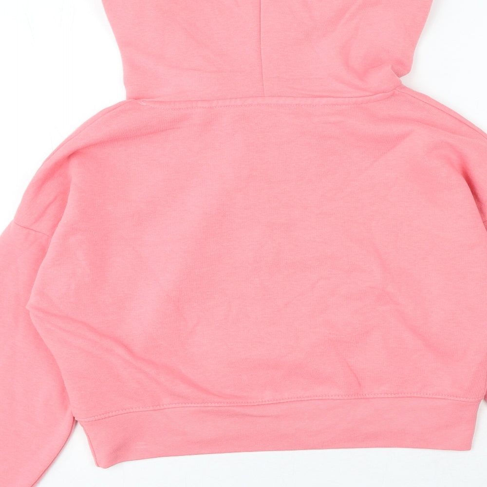 Bench Womens Pink Cotton Pullover Hoodie Size 10 Pullover