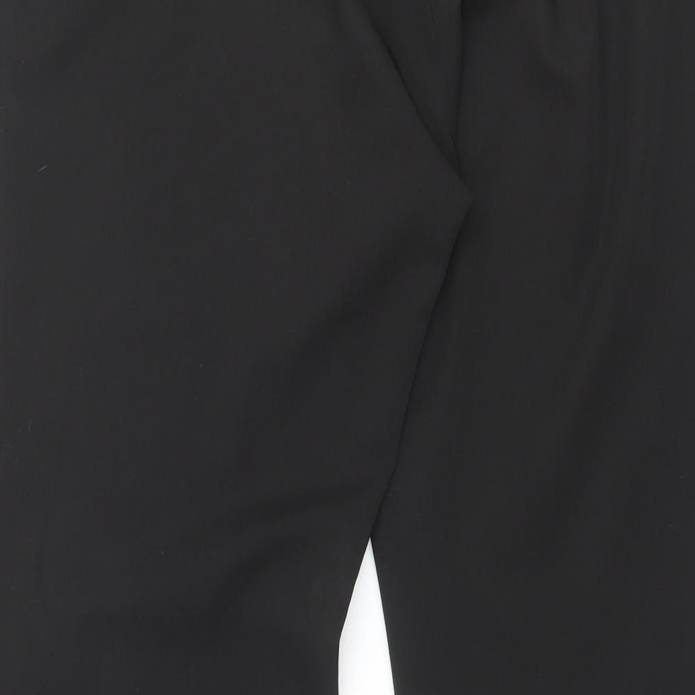 Florence + Fred Womens Black Polyester Trousers Size 16 L29 in Regular Button