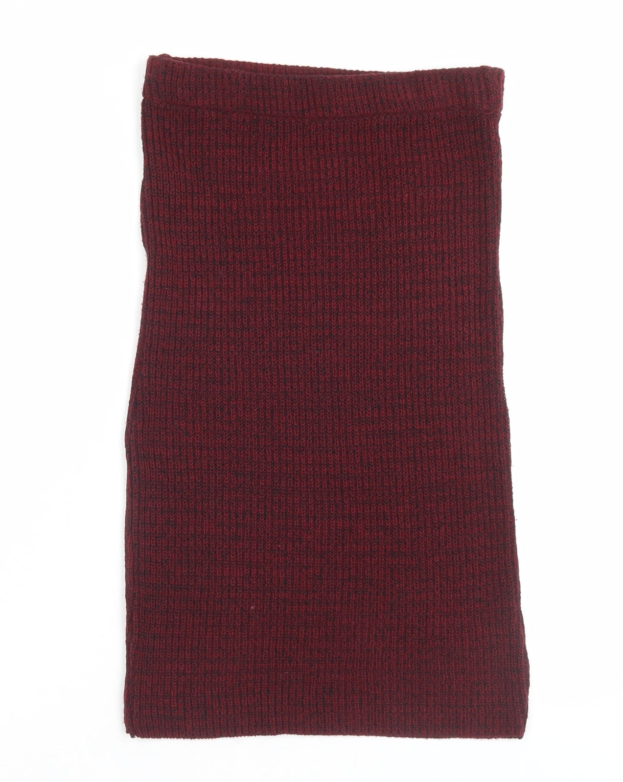 Missguided Womens Red Acrylic A-Line Skirt Size 10