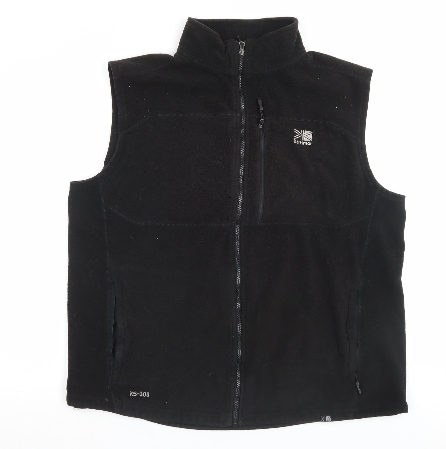 Karrimor Mens Black Gilet Jacket Size XL Zip