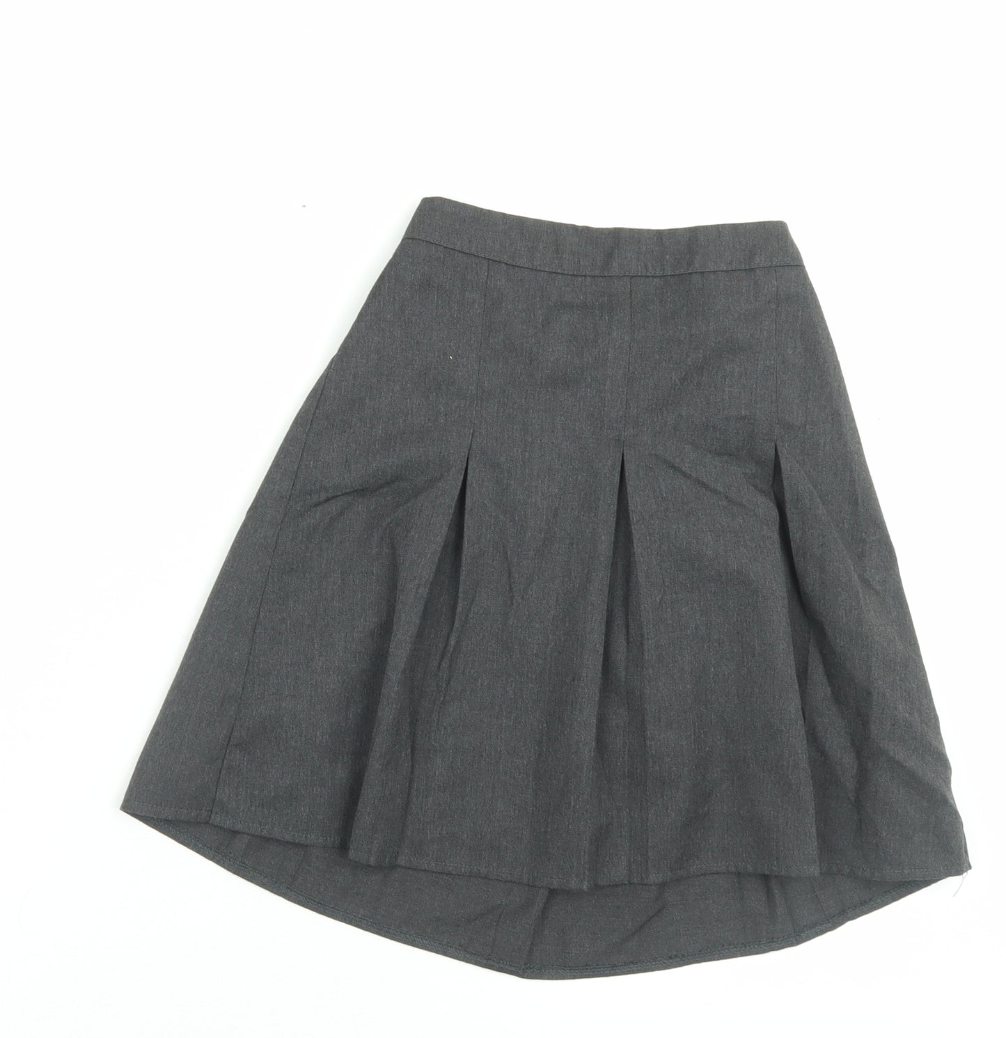 George Girls Grey Polyester A-Line Skirt Size 7-8 Years Regular Pull On
