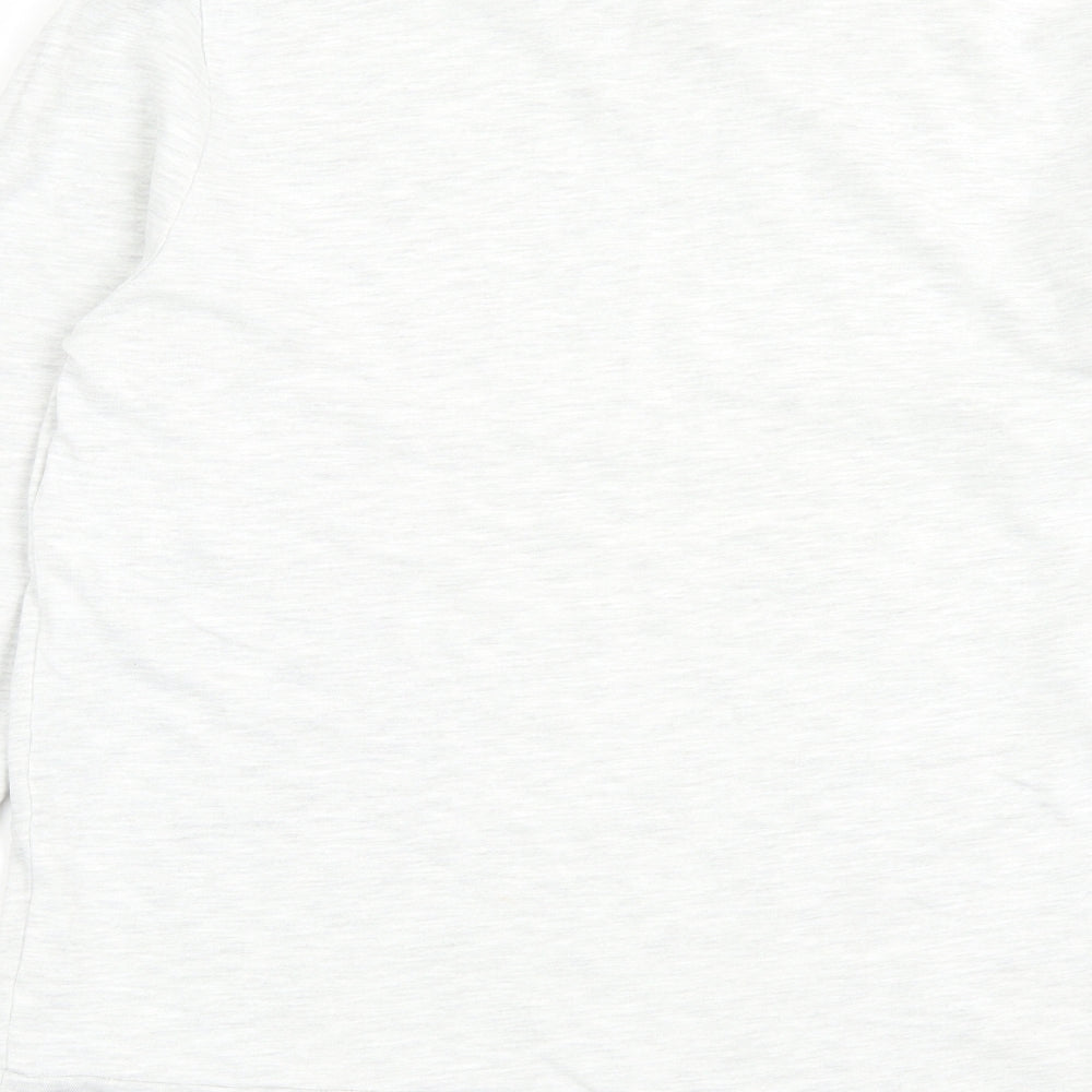 Topman Mens Grey Cotton Pullover Sweatshirt Size M