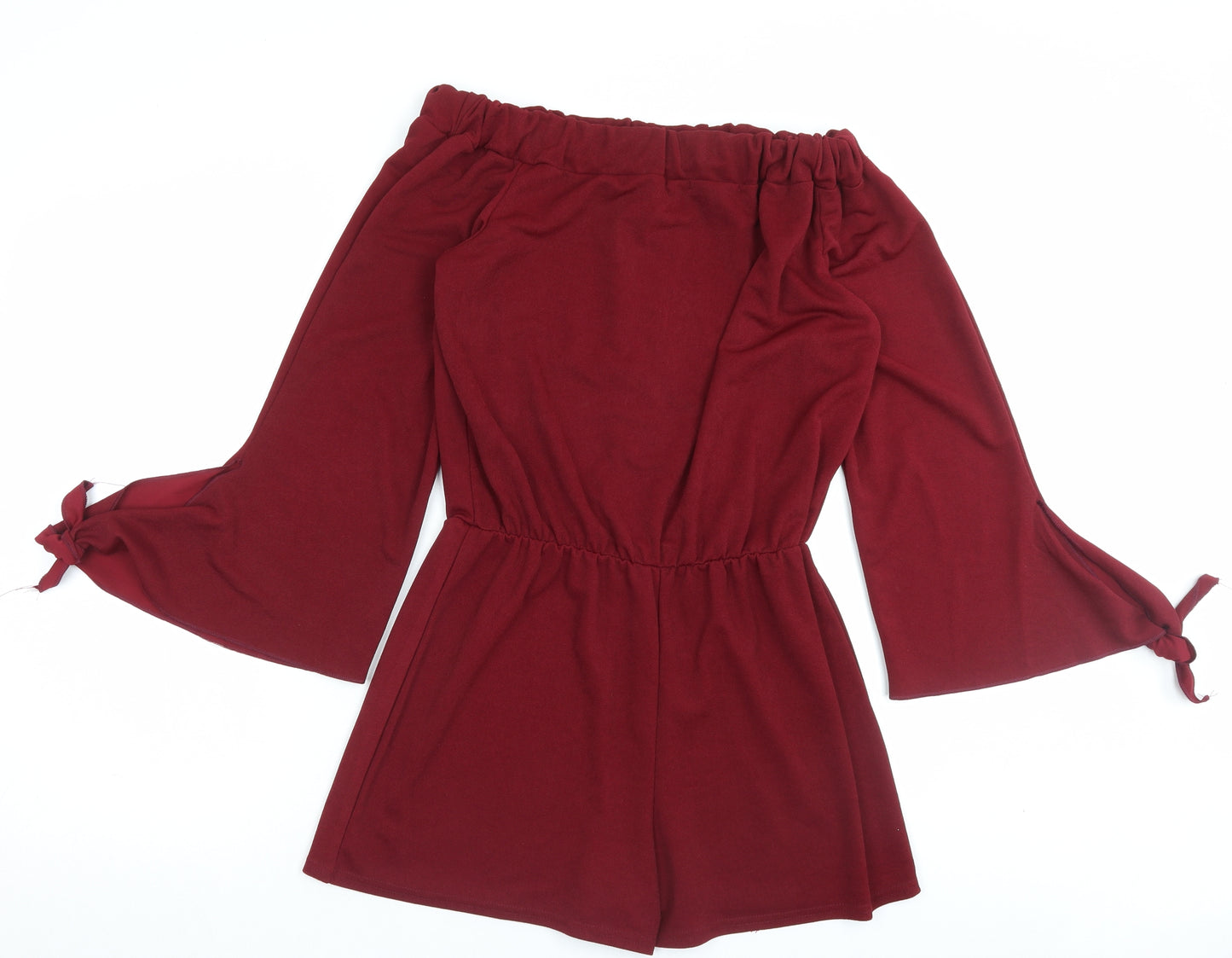 Cameo Rose Womens Red Polyester Playsuit One-Piece Size 12 Pullover