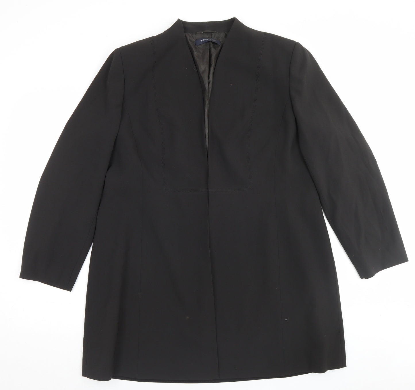 Windsmoor Womens Black Jacket Blazer Size 20 Button