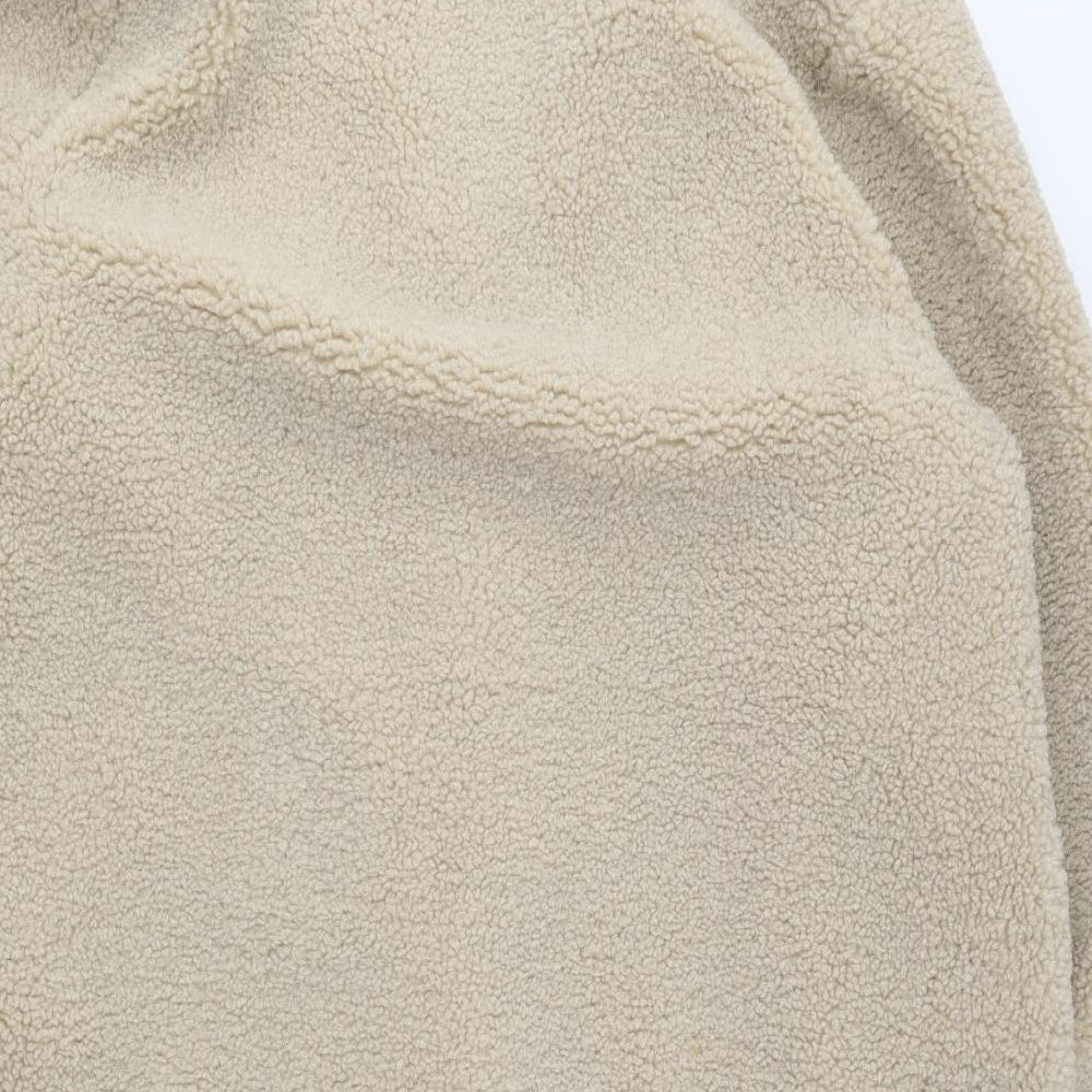 New Look Womens Beige Overcoat Coat Size 24 Snap - Curves