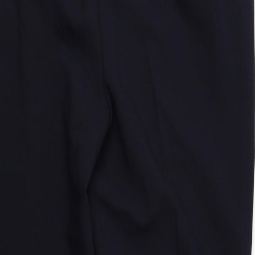 ISLE Collection Womens Blue Polyester Trousers Size 16 L23.5 in Regular