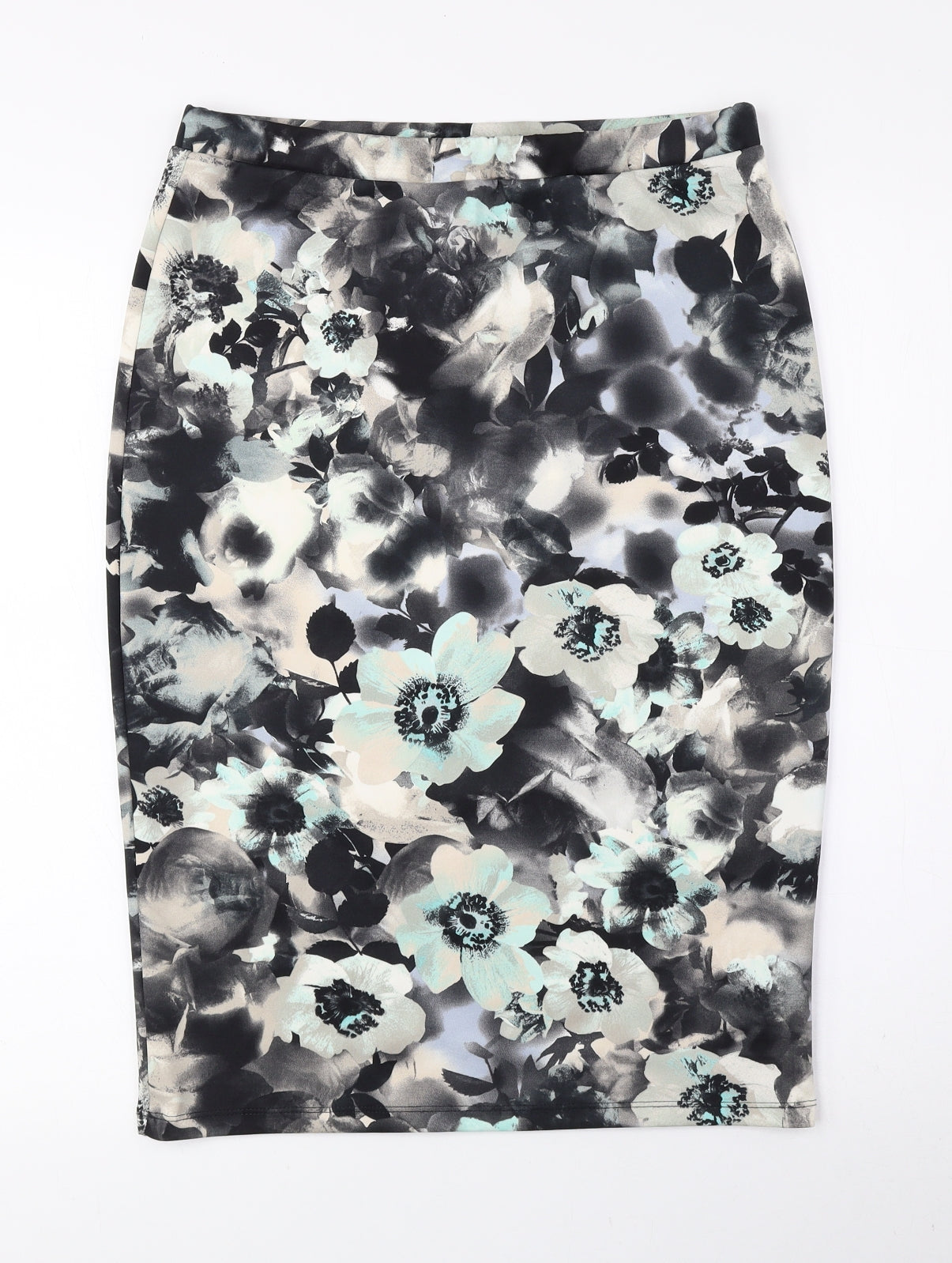 Atmosphere Womens Multicoloured Floral Polyester Straight & Pencil Skirt Size 12