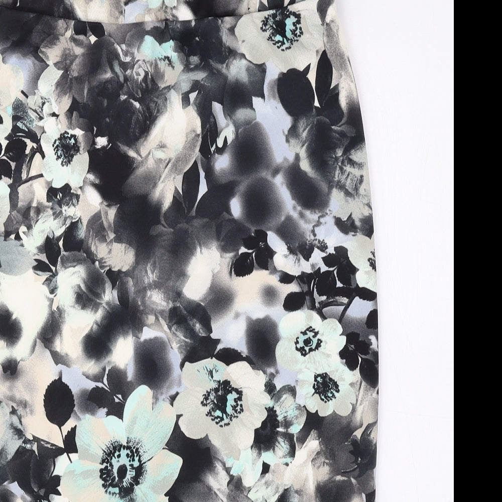 Atmosphere Womens Multicoloured Floral Polyester Straight & Pencil Skirt Size 12
