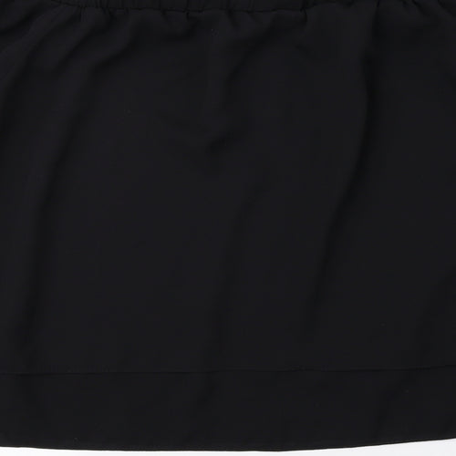 ASOS Womens Black Polyester Basic Blouse Size 12 Off the Shoulder