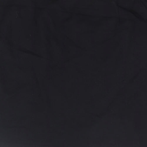 Marks and Spencer Womens Black Viscose A-Line Skirt Size 16