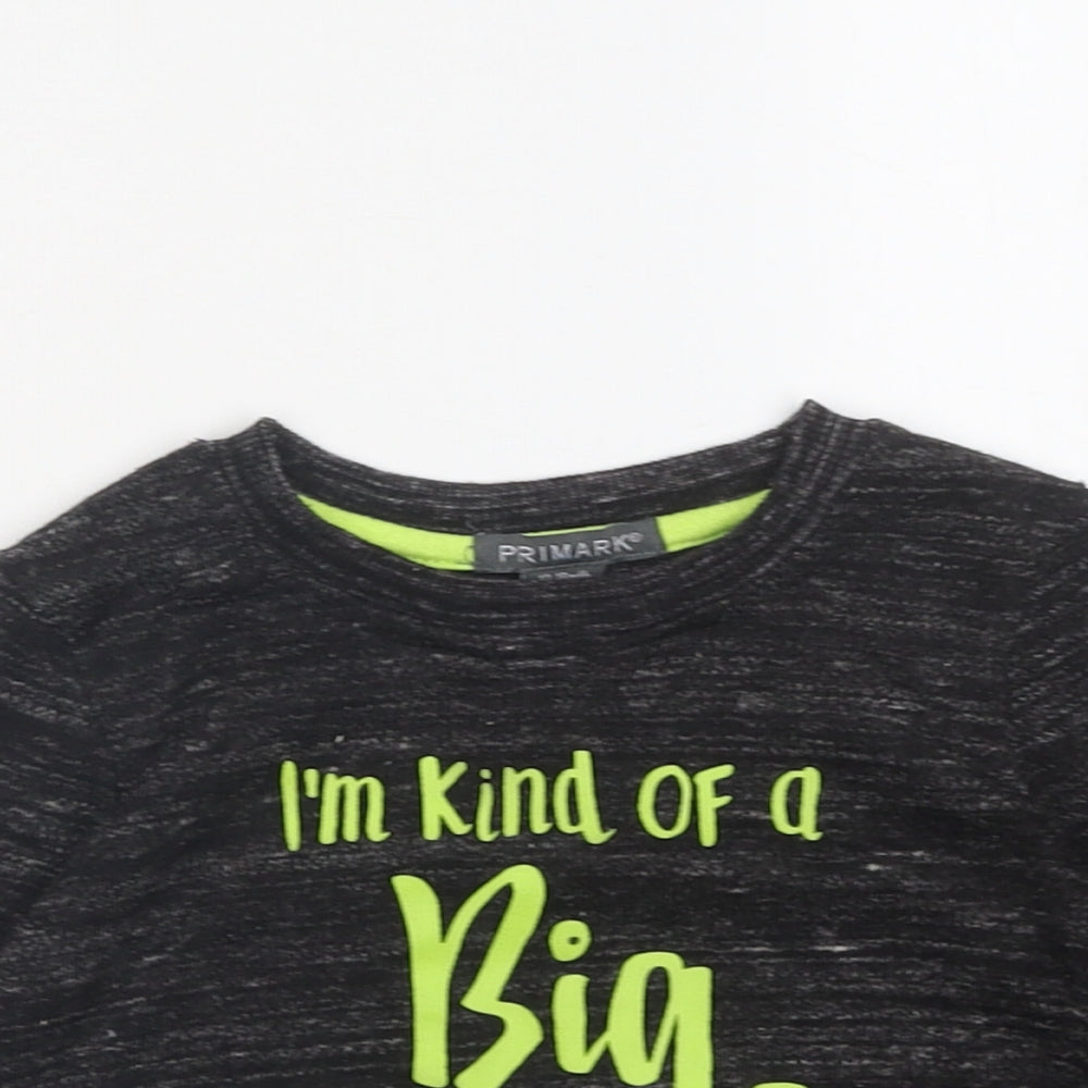 Primark Baby Black Polyester Pullover Jumper Size 12-18 Months Pullover - I'm Kind Of A Big Deal