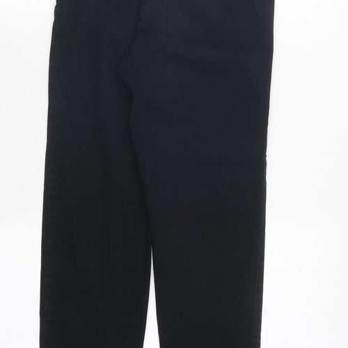 H&M Womens Black Cotton Jegging Jeans Size 4 L29 in Regular Zip