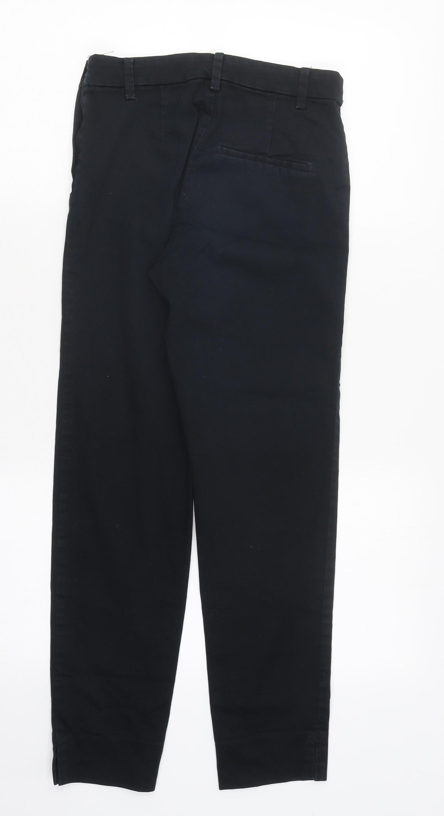 H&M Womens Black Cotton Jegging Jeans Size 4 L29 in Regular Zip