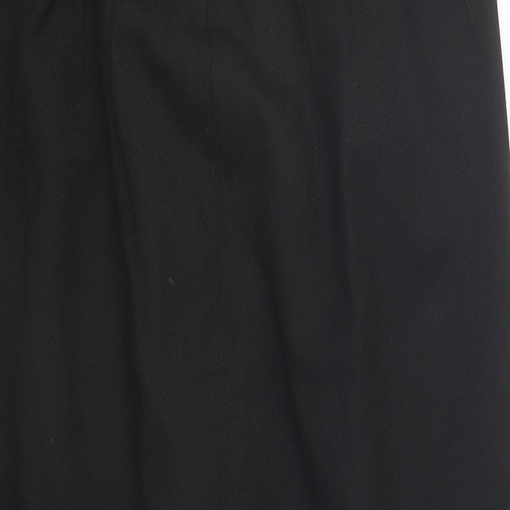 NEXT Womens Black Polyester Straight & Pencil Skirt Size 10 Zip