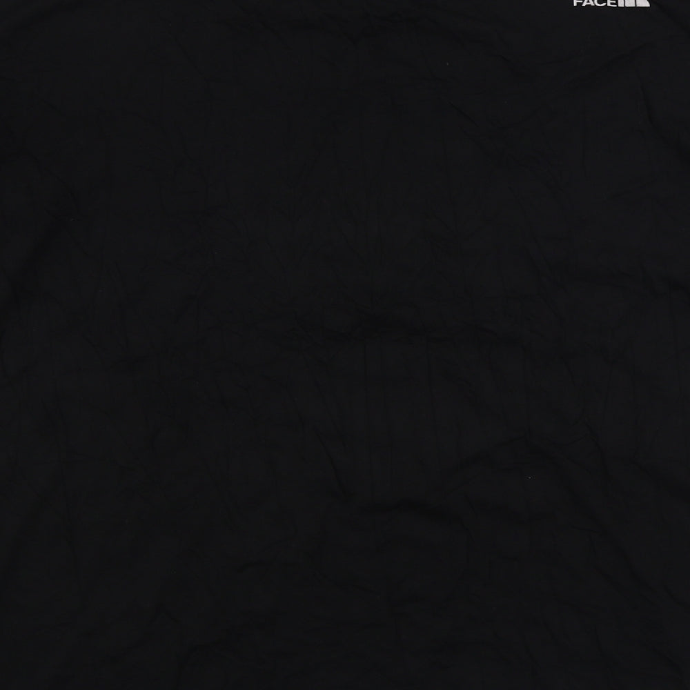 The North Face Mens Black Cotton T-Shirt Size XL Round Neck