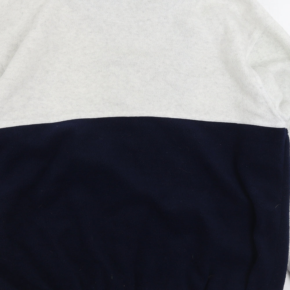 Cape De Monte Mens White Jacket Size L Zip - Colourblock