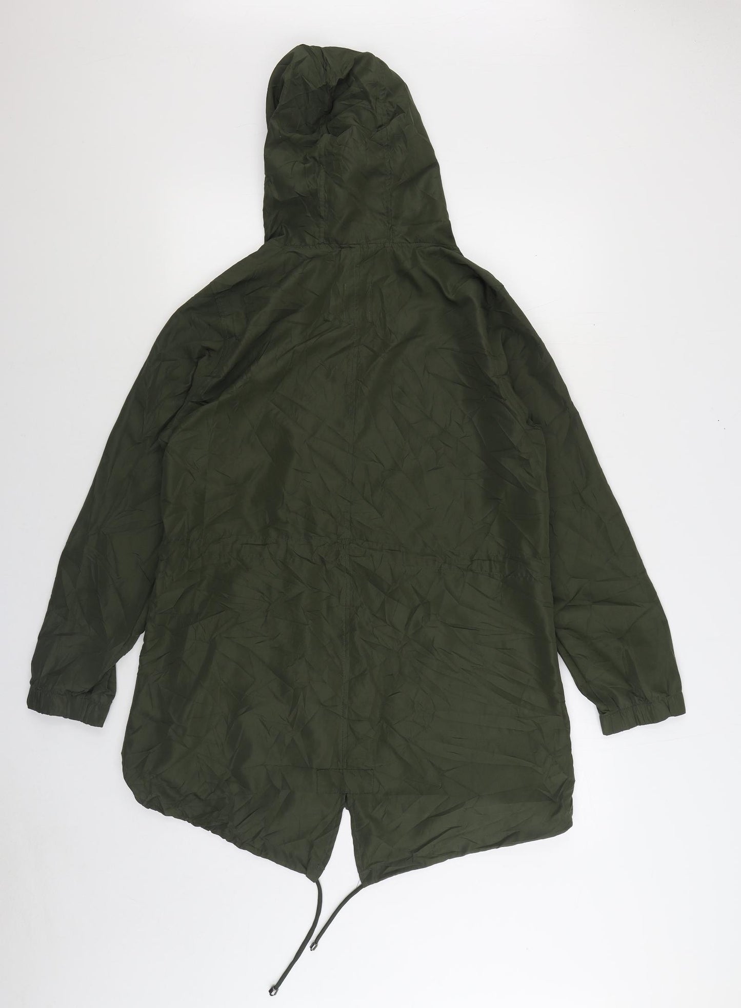 Primark Womens Green Parka Jacket Size M Zip