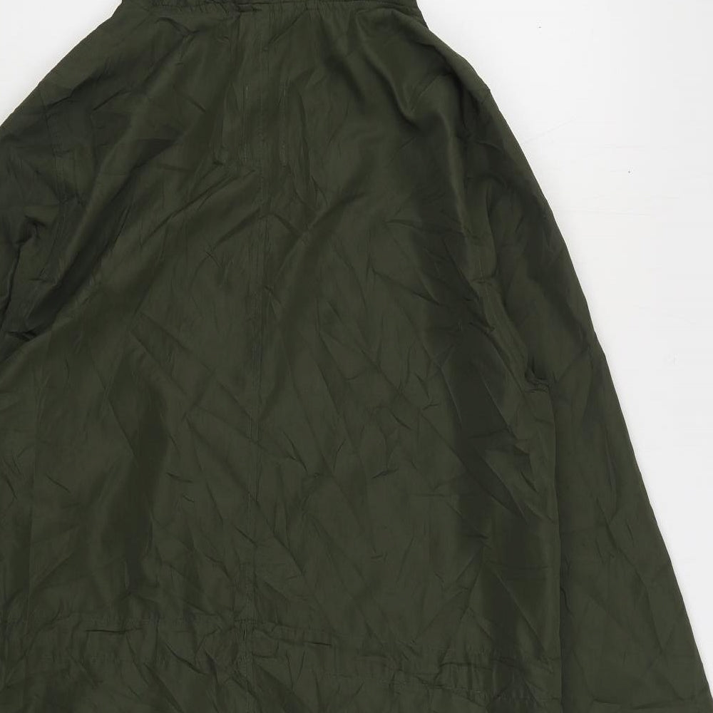 Primark Womens Green Parka Jacket Size M Zip