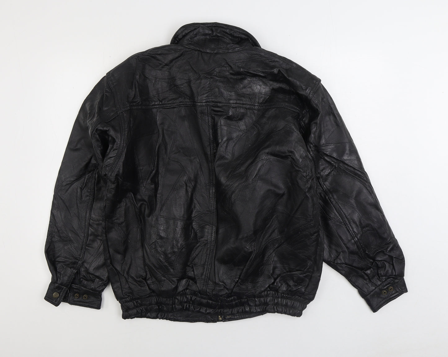 Preworn Mens Black Jacket Blazer Size M Zip