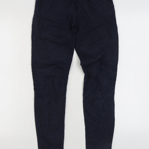 MNG Womens Blue Cotton Skinny Jeans Size 6 L30 in Regular Zip