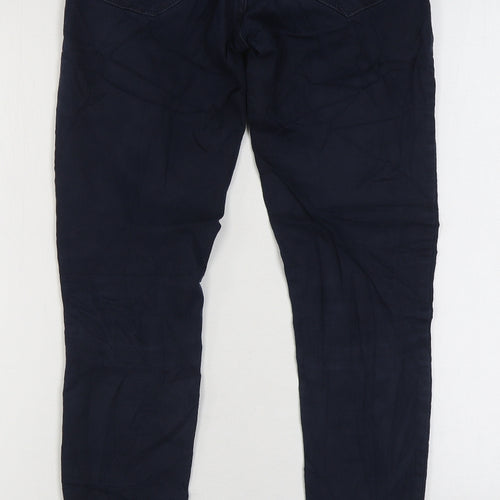 MNG Womens Blue Cotton Skinny Jeans Size 6 L30 in Regular Zip