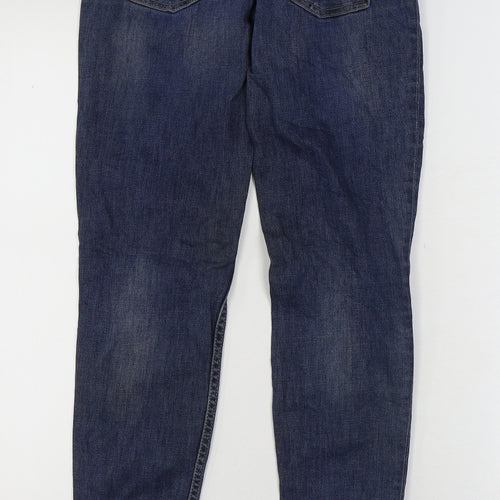 FC Jeans Womens Blue Cotton Skinny Jeans Size 8 L31 in Regular Zip