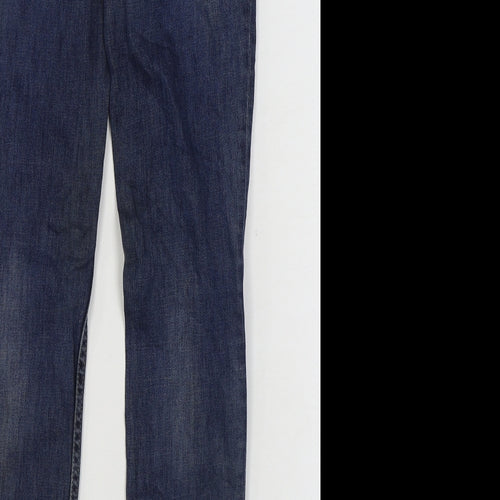 FC Jeans Womens Blue Cotton Skinny Jeans Size 8 L31 in Regular Zip