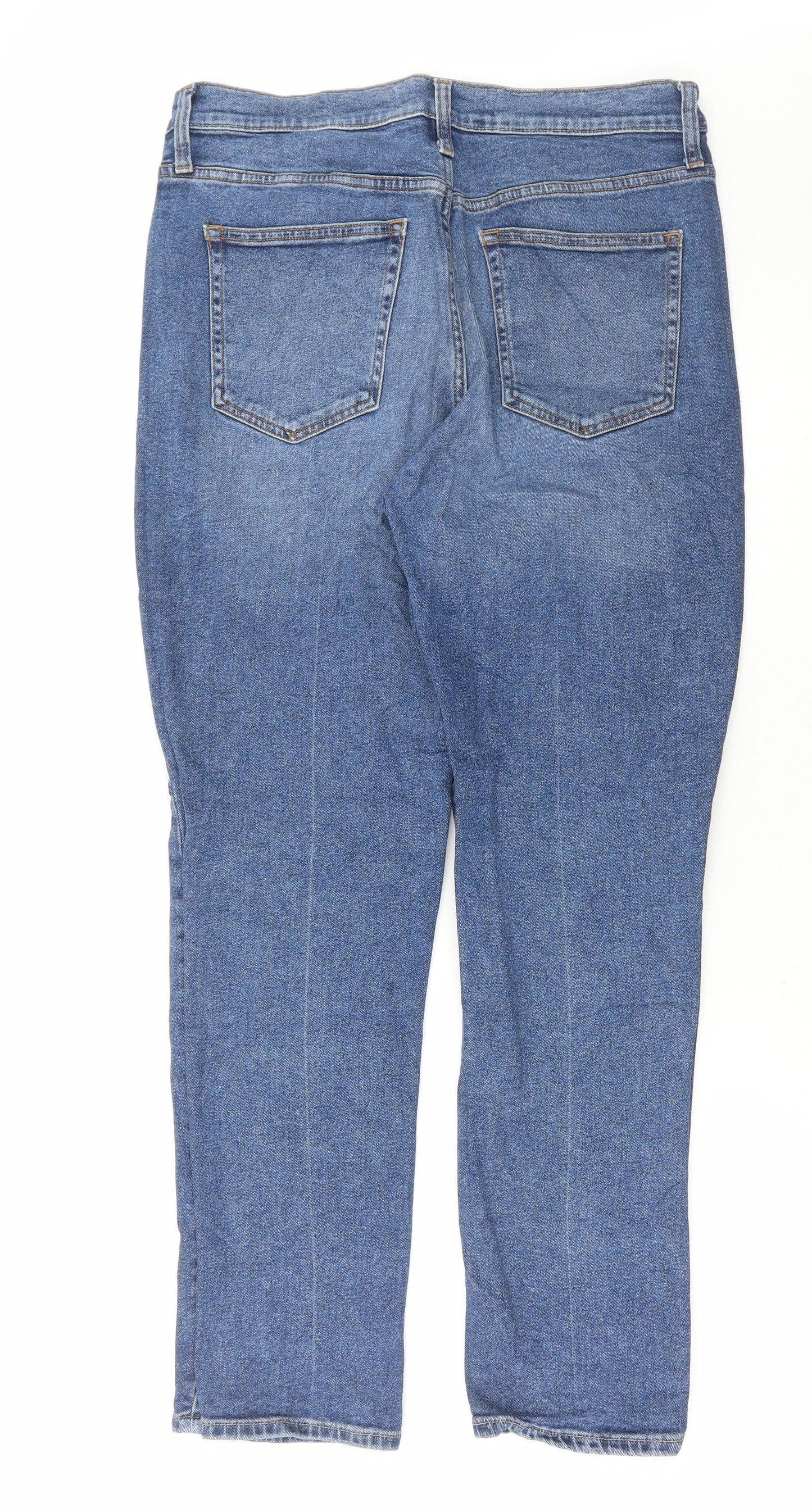 Gap Mens Blue Cotton Straight Jeans Size 31 in L29 in Regular Button
