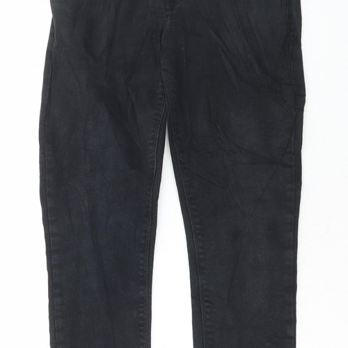 River Island Womens Blue Cotton Skinny Jeans Size 30 in L30 in Regular Button