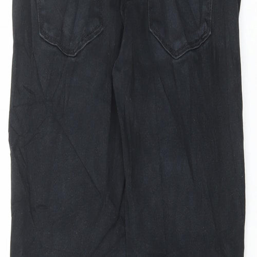 River Island Womens Blue Cotton Skinny Jeans Size 30 in L30 in Regular Button
