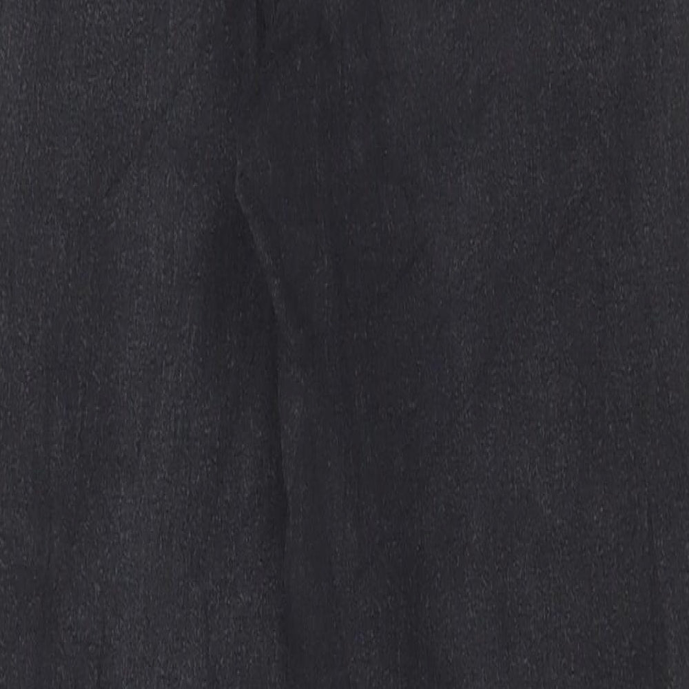 F&F Womens Black Cotton Skinny Jeans Size 8 L28 in Regular Button