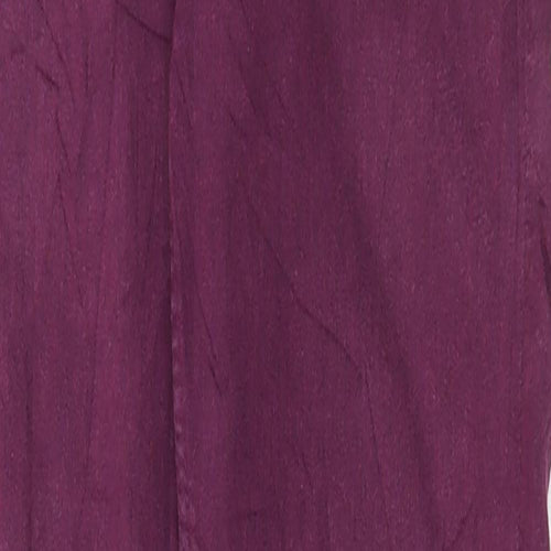 Marks and Spencer Womens Purple Cotton Skinny Jeans Size 6 L28 in Regular Button