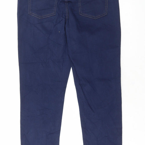 Marks and Spencer Womens Blue Cotton Jegging Jeans Size 12 L27 in Regular