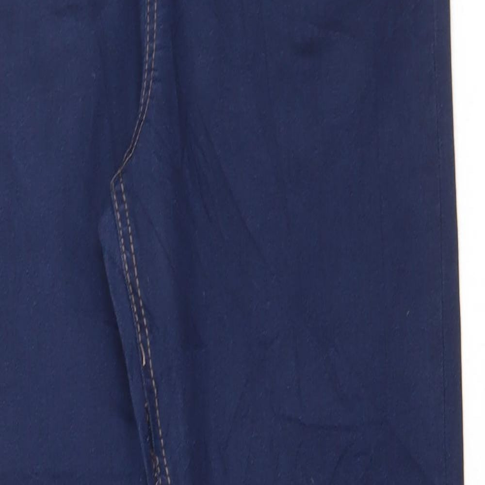 Marks and Spencer Womens Blue Cotton Jegging Jeans Size 12 L27 in Regular