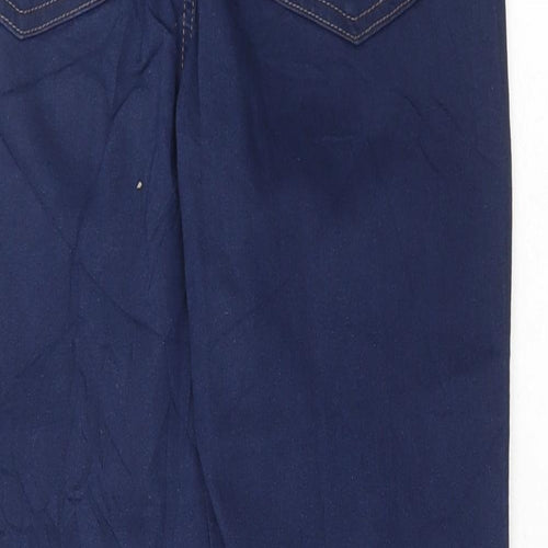 Marks and Spencer Womens Blue Cotton Jegging Jeans Size 12 L27 in Regular