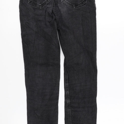 New Look Womens Grey Cotton Skinny Jeans Size 6 L26 in Regular Zip