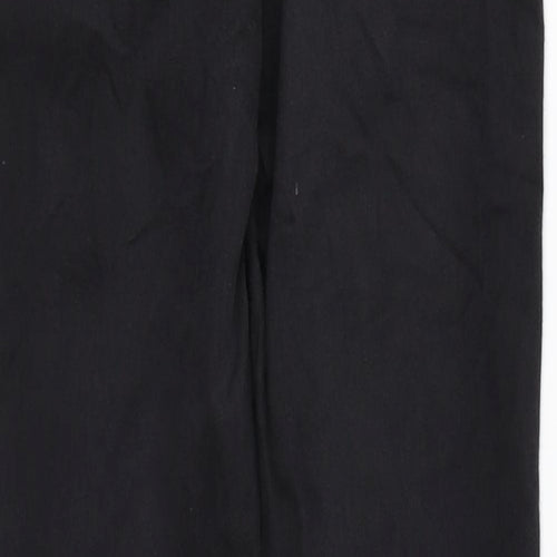 Topshop Womens Black Cotton Skinny Jeans Size 26 in L32 in Regular Zip