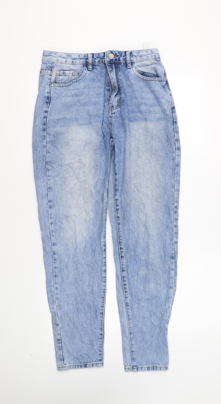 My Bestiny Womens Blue Cotton Straight Jeans Size M L29 in Regular Zip