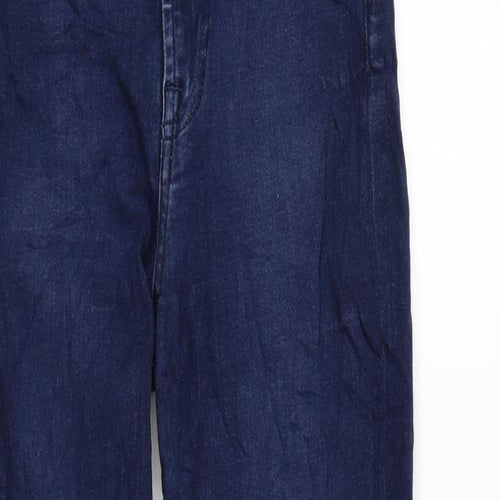 Preworn Womens Blue Cotton Skinny Jeans Size 26 in L29.5 in Regular Zip