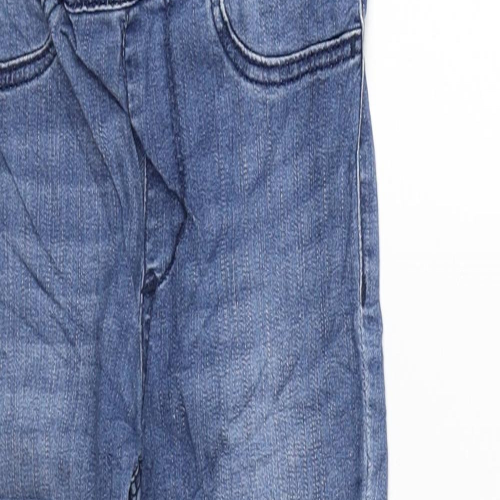 H&M Girls Blue Cotton Jegging Trousers Size 5 Years Regular Pullover