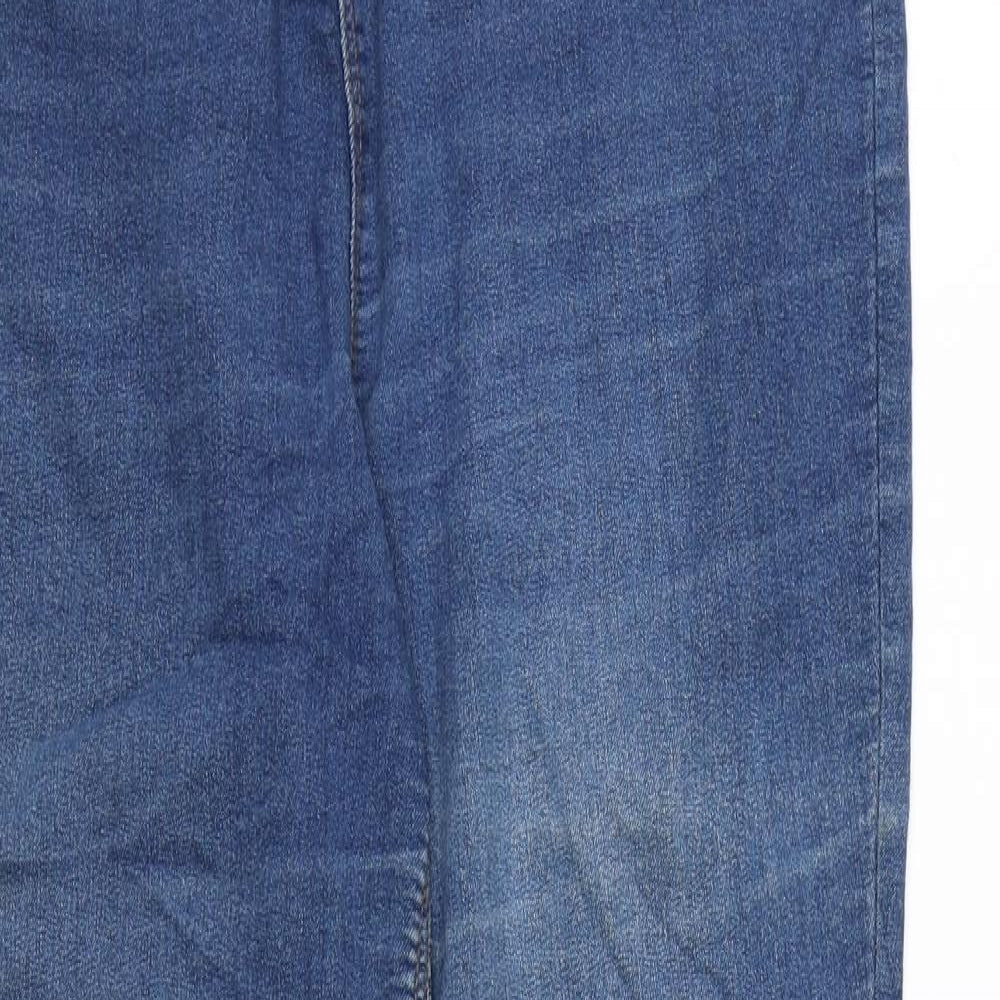 Matalan Womens Blue Cotton Jegging Leggings Size 12 L26 in