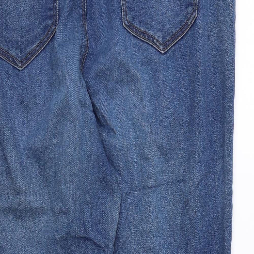 Matalan Womens Blue Cotton Jegging Leggings Size 12 L26 in