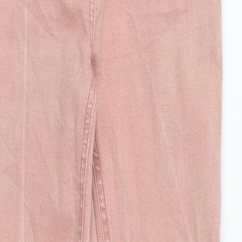TU Girls Pink Cotton Skinny Jeans Size 10 Years Regular Zip