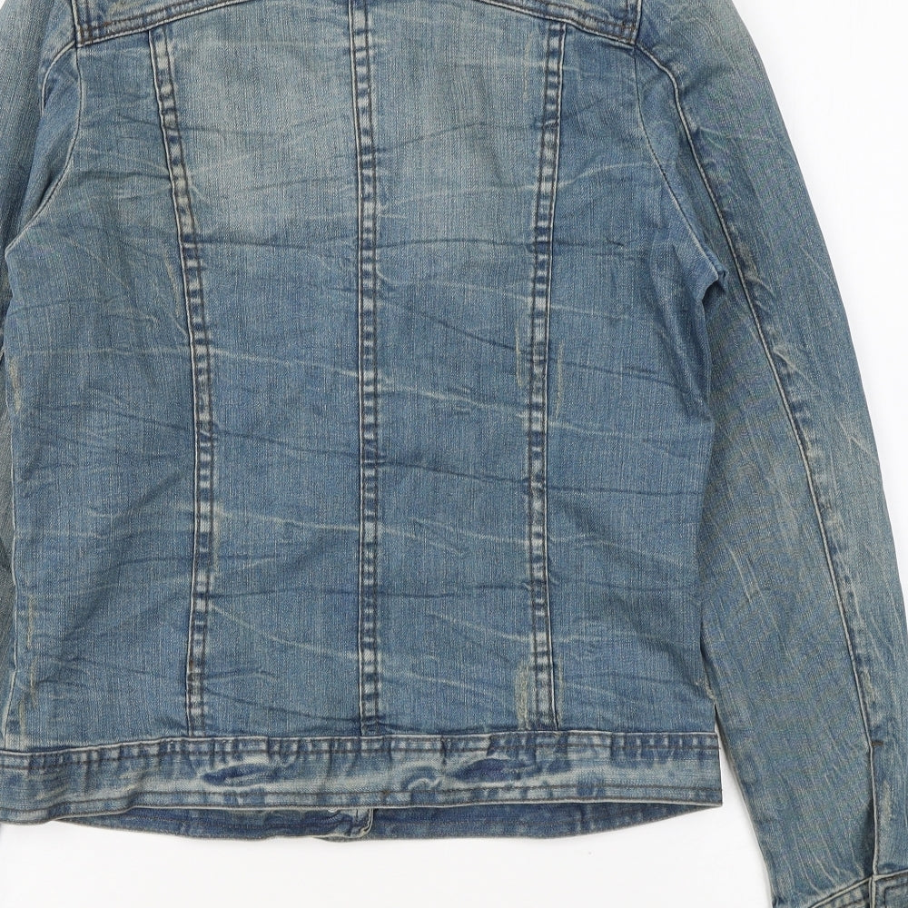 Dorothy Perkins Womens Blue Jacket Size 12 Button