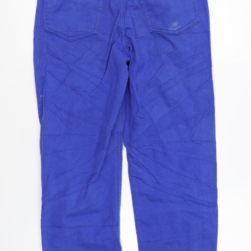 Pull&Bear Womens Blue Cotton Skinny Jeans Size 6 L26 in Regular Zip