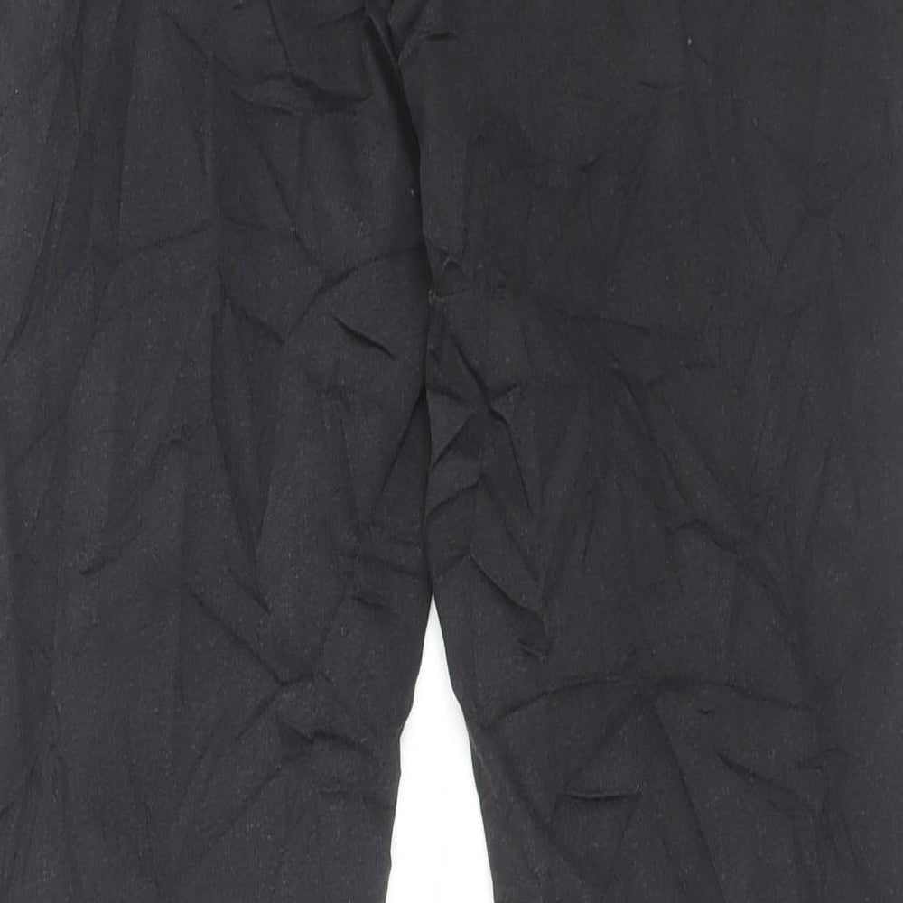 Marks and Spencer Womens Black Cotton Jegging Trousers Size 12 L28 in Regular