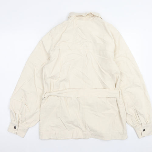 Marks and Spencer Womens Beige Jacket Size 6 Button